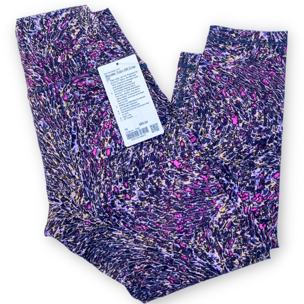 lululemon Wunder Train HR Crop 23” NWT